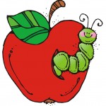 Worm in apple