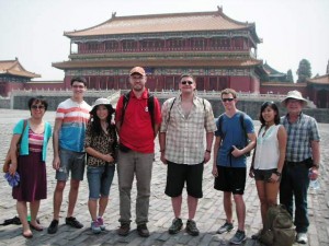 Some of our group in Forbidden City
