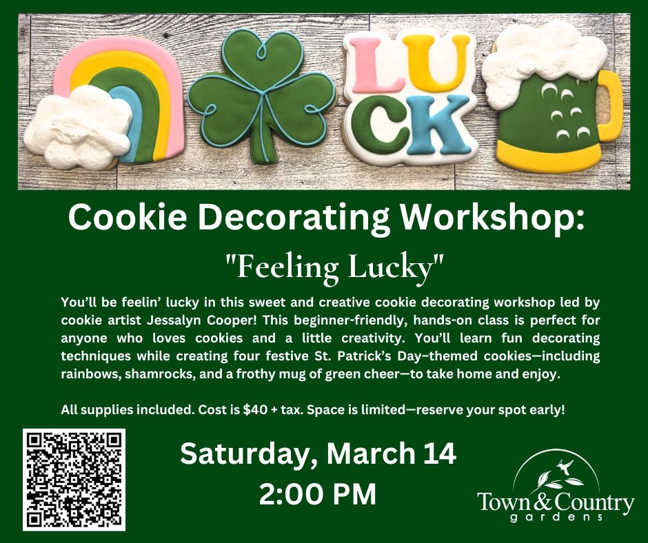 Cookie Decorating – March Lucky